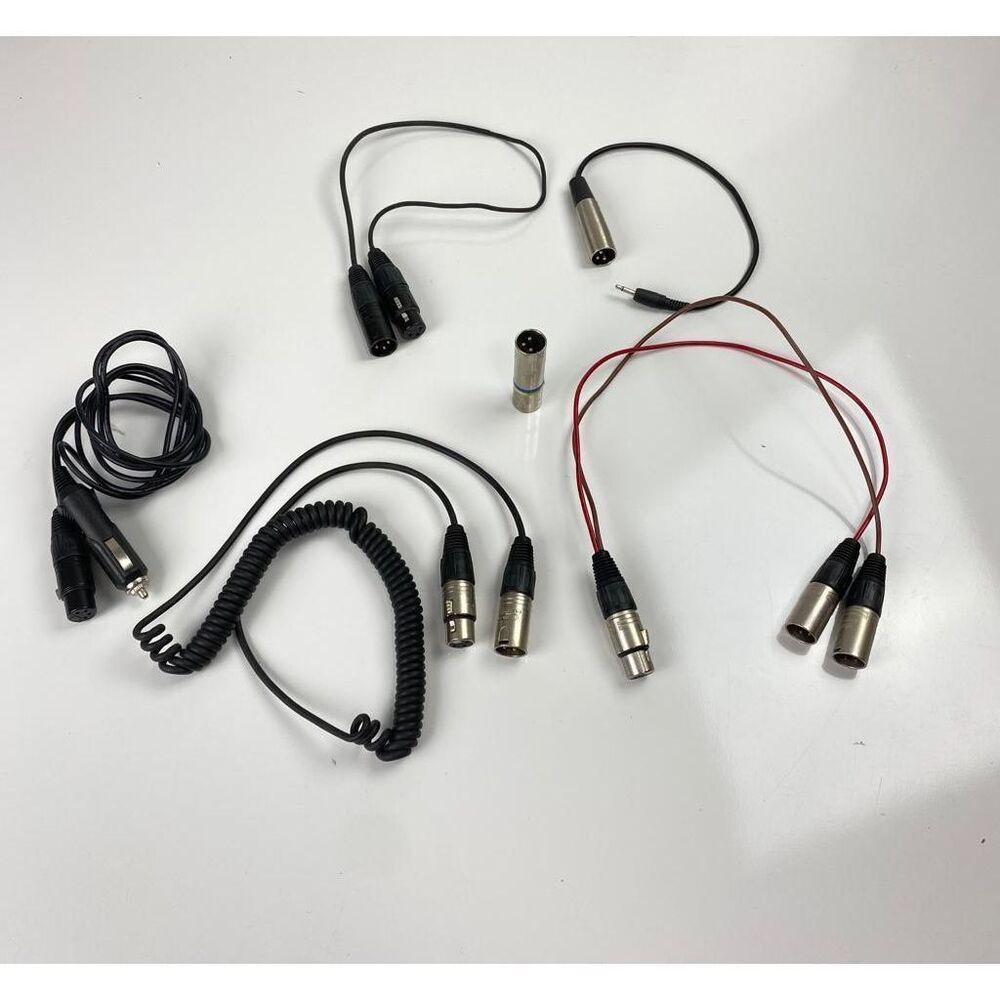 XLR Cable Adapters Assortment of 6 Preowned Good Working Condition DS1784